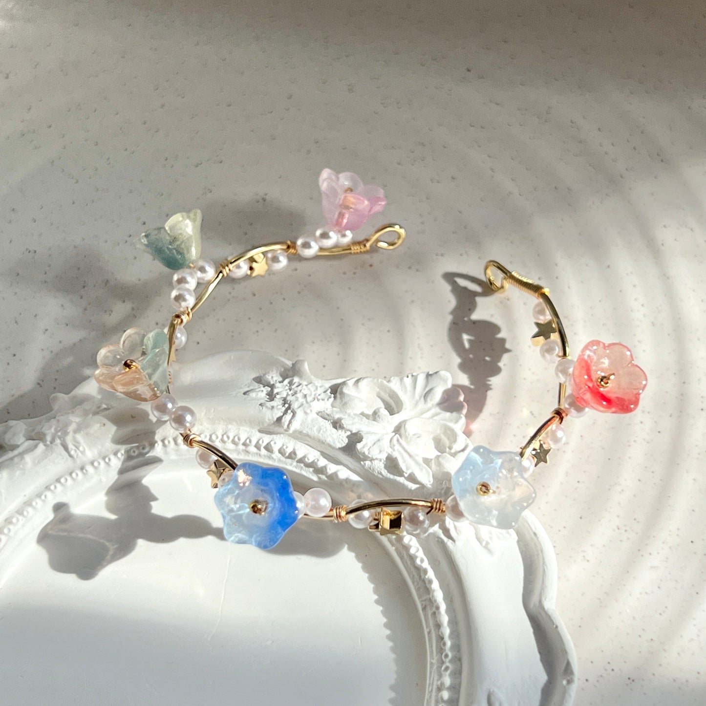 Mermaid Land Official Bracelets Flower Vibe Mermaid Starry Cuff