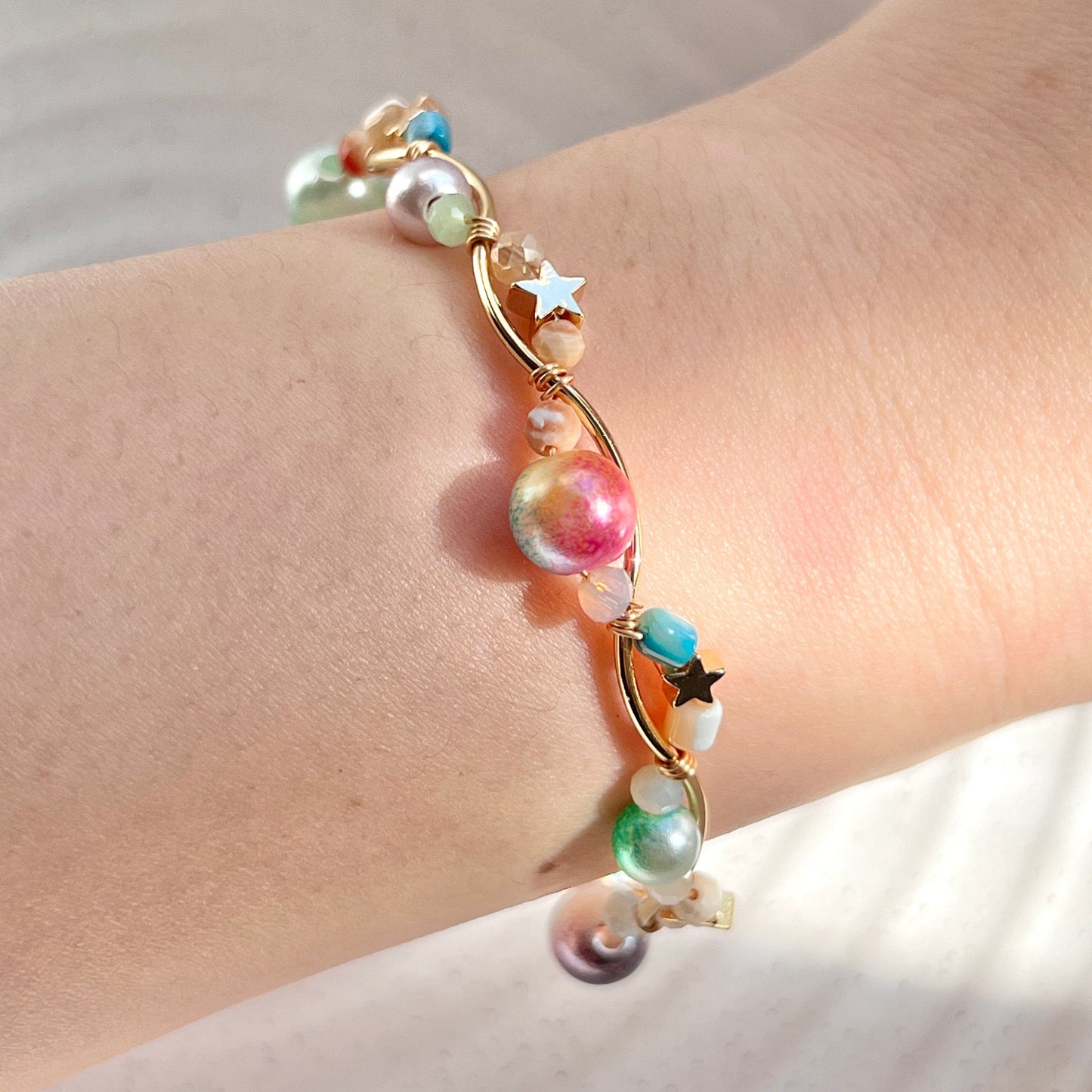 Mermaid Land Official Bracelets Mermaid Starry Cuff