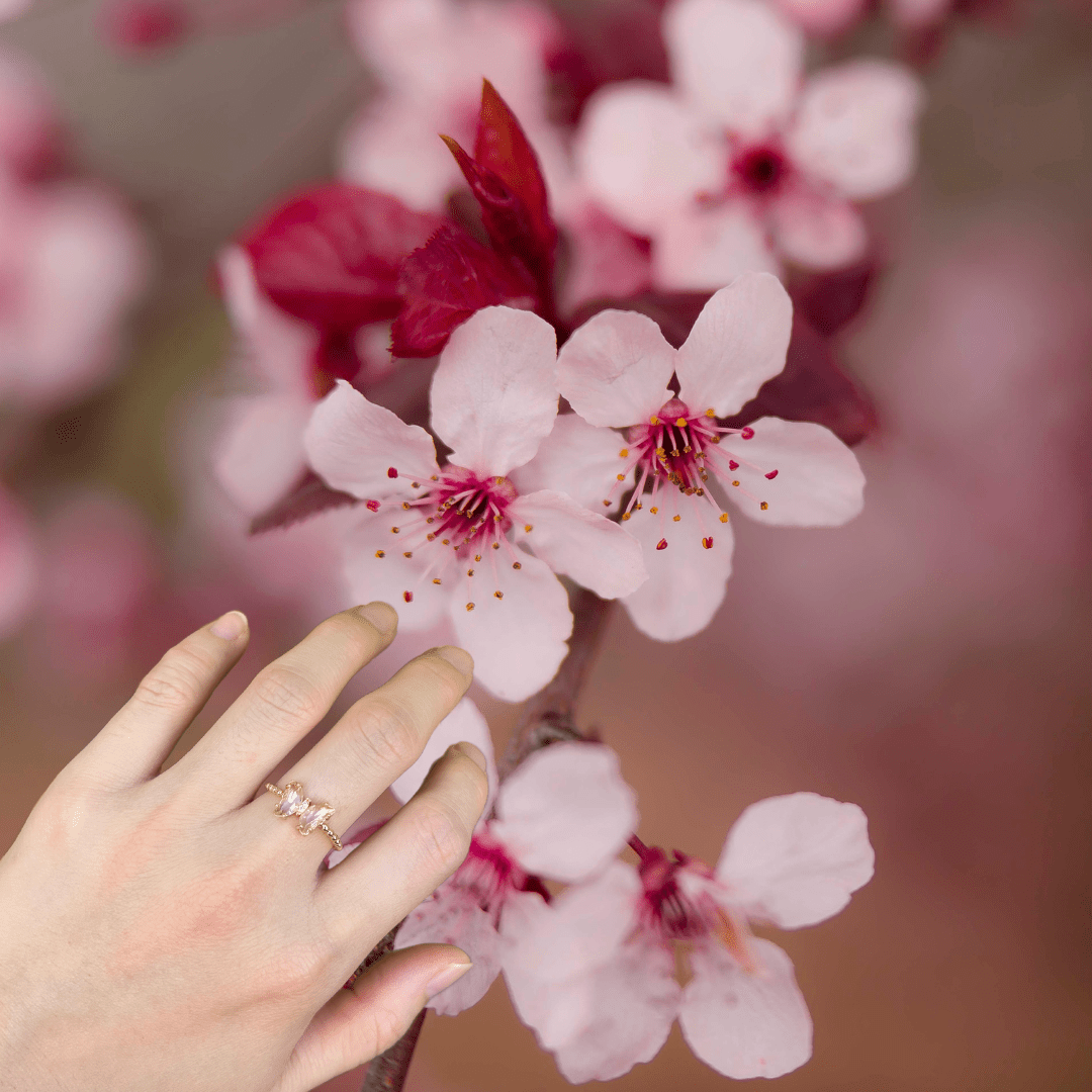 Mermaid Land Official Clear Butterfly Ring