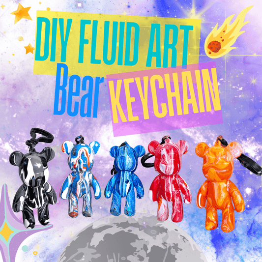 Mermaid Land Official DIY Fluid Bear Keychain Kit