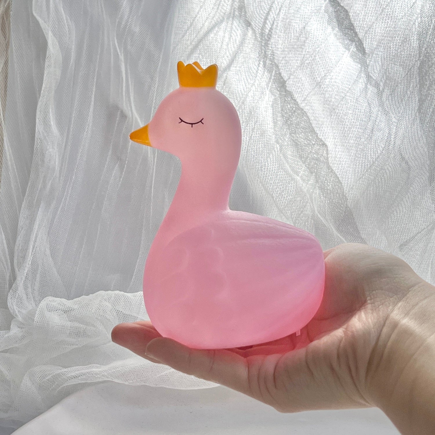 Mermaid Land Official Pink Swan Animal Lamp