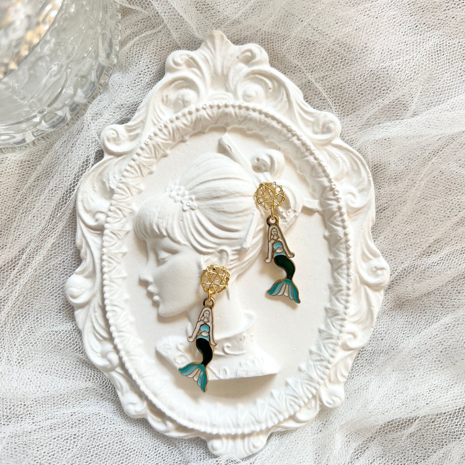 Mermaidland.offical Earrings Mermaid House